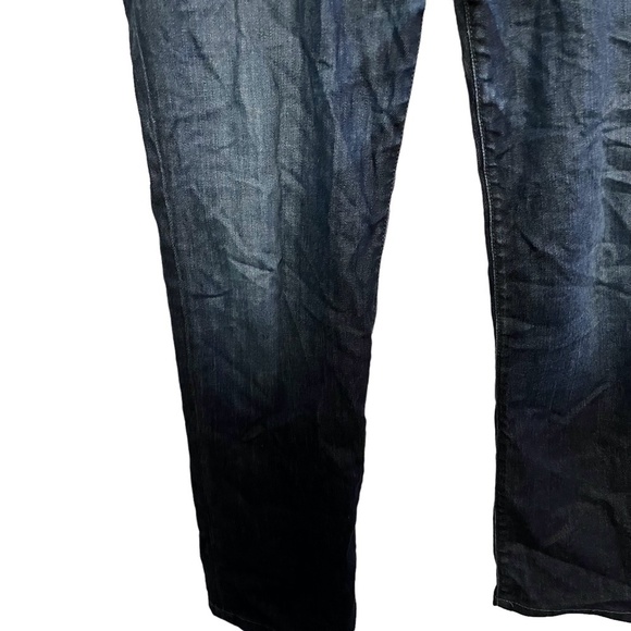 JOE'S SLIM FIT Dark Wash Stretch Distressed Blue Jeans Tencel Blend sz 32 x 29 - Picture 4 of 16